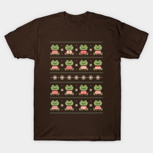 Frogs In Sweaters (Dark) T-Shirt